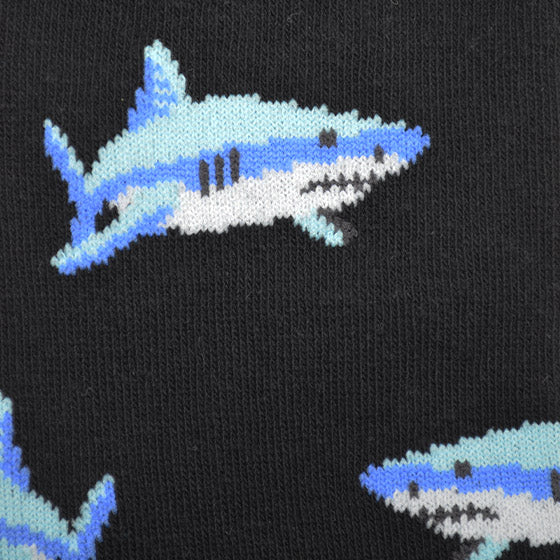 Chaussettes Noires Requins